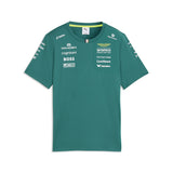 Aston Martin damski t-shirt, zespół, Puma, zielony, 2026
