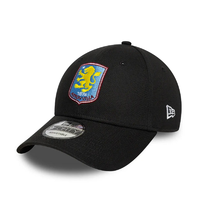 Aston Villa czapka, core, 9FORTY, New Era, czarna
