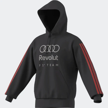 Audi Kapucnis Pulóver, DNA, adidas, szary