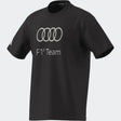 Audi T-shirt, DNA, adidas, szary