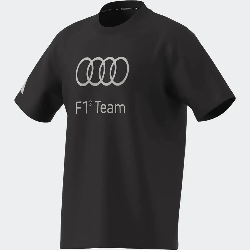 Audi T-shirt, DNA, adidas, szary