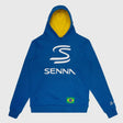 Ayrton Senna kaptur z puloverem, dziedzictwo, niebieski