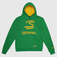 Ayrton Senna kapucnis pulóver, dziedzictwo, zielony