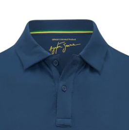 Męska koszulka polo wyścigowa Ayrton Senna 2022
