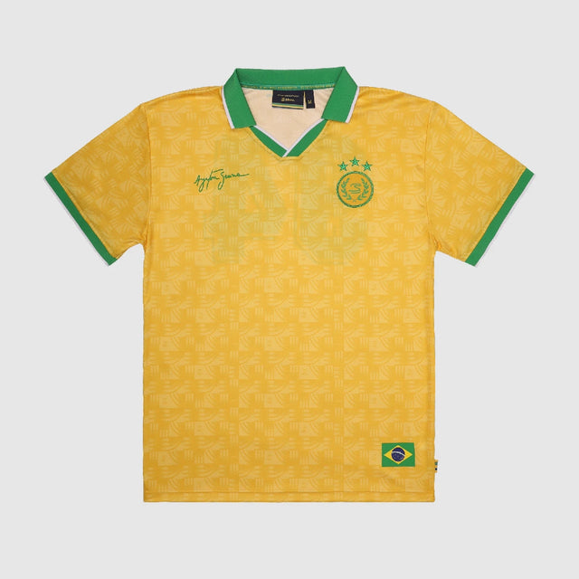 Ayrton Senna mez, 94 relaxed fit, żółty