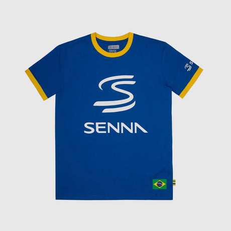 Ayrton Senna t-shirt, dziedzictwo, niebieski