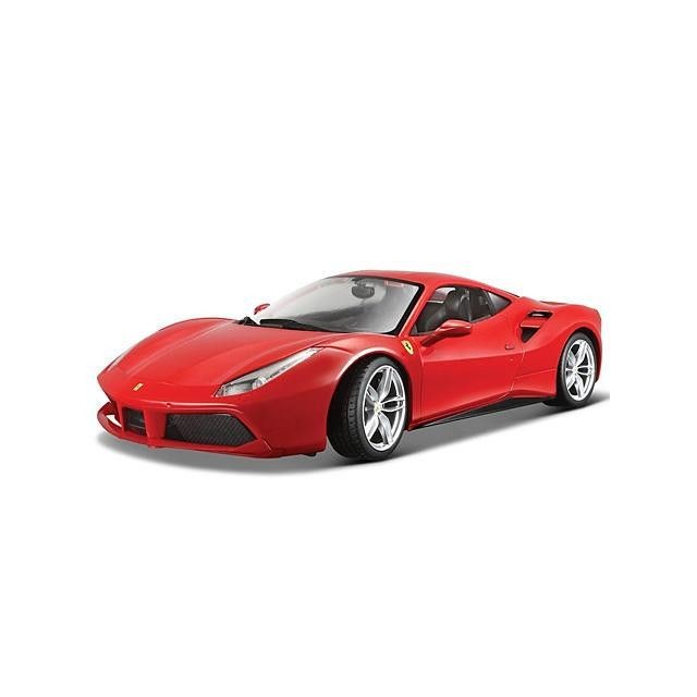 Model vozu Ferrari, 488 GTB, měřítko 1:43, červený, 2018