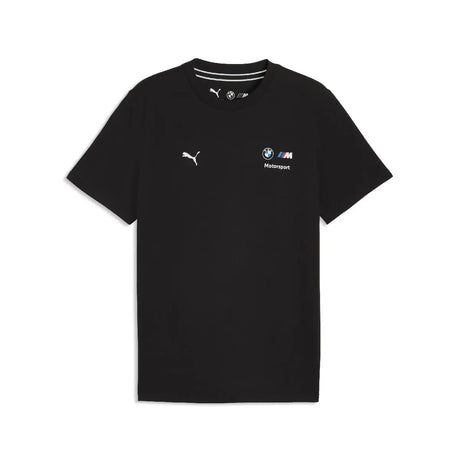 BMW MMS T-shirt, essential, BMW MMS logo, czarny