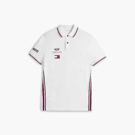 Cadillac F1 pólko, zespół, Tommy Hilfiger, białe, 2026
