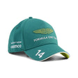 Czapka Aston Martin, zespół, Fernando Alonso, Puma, zielona, 2026