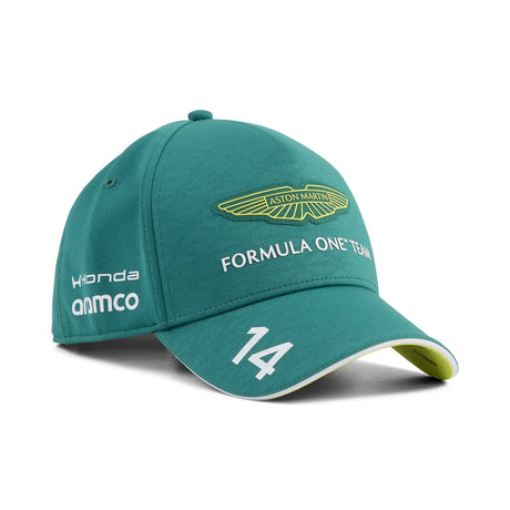 Czapka Aston Martin, zespół, Fernando Alonso, Puma, zielona, 2026