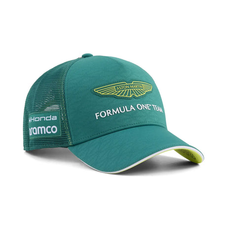 Czapka Aston Martin, zespół, Lance Stroll, Puma, zielona, 2026