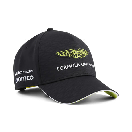 Czapka Aston Martin, zespół, Puma, czarna, 2026