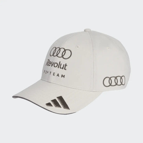 Czapka Audi, zespół, adidas, biała, 2026