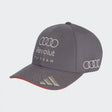 Czapka Audi, zespół, adidas, szara, 2026