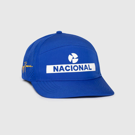 Czapka Ayrton Senna, narodowa, wydajność, niebieska