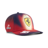 Czapka Ferrari, zespół, Charles Leclerc, edycja specjalna Kína, Puma, czerwona, 2026