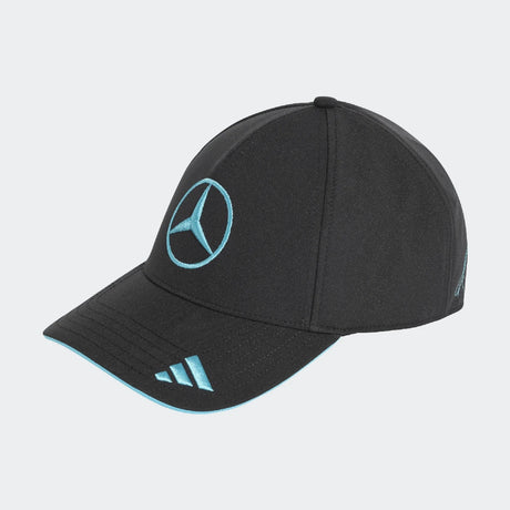 Czapka Mercedes, zespół, adidas, George Russell, czarna