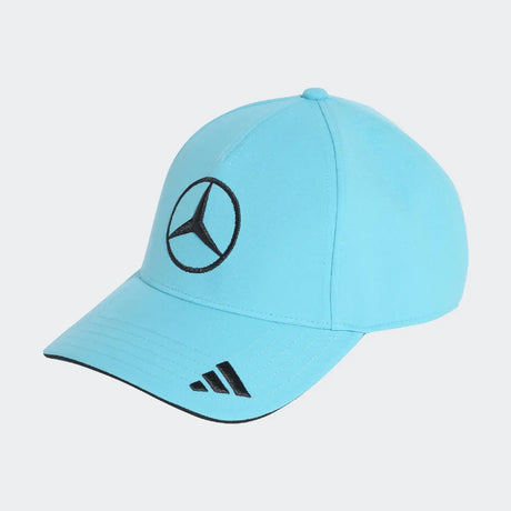 Czapka Mercedes, zespół, adidas, George Russell, niebieska