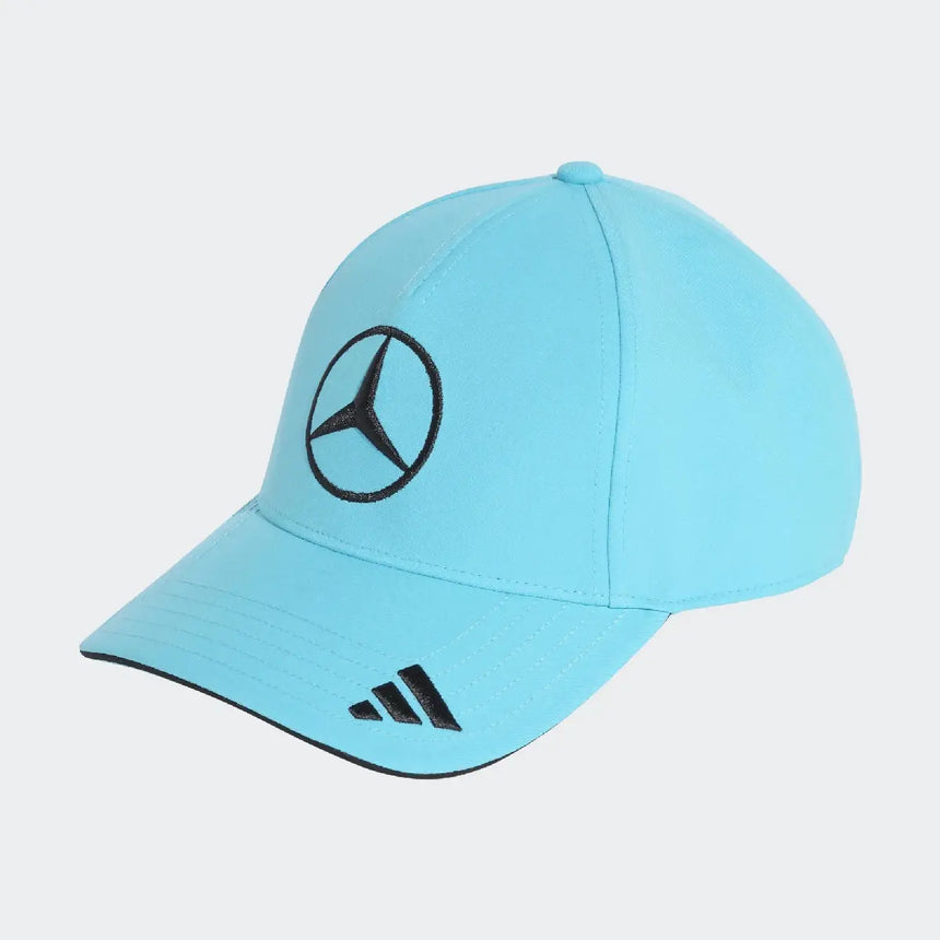 Czapka Mercedes, zespół, adidas, George Russell, niebieska
