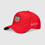 Czapka Tag Heuer X Ayrton Senna, steppelt, czerwona