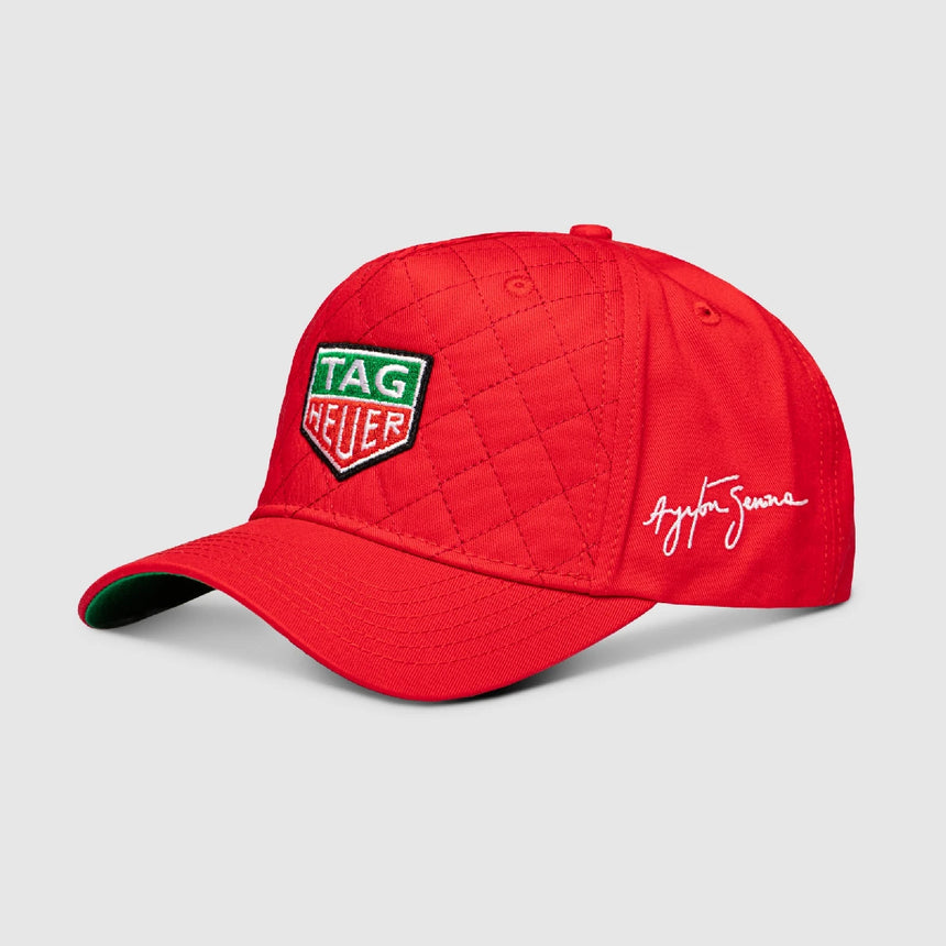 Czapka Tag Heuer X Ayrton Senna, steppelt, czerwona