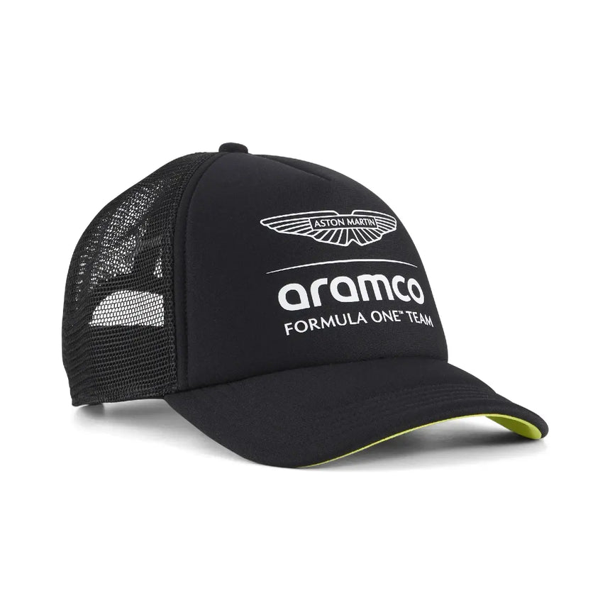 Czapka trucker Aston Martin, czarna