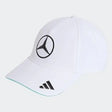 Czapka zespołowa Mercedes, adidas, biała