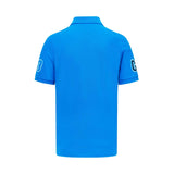 Mercedes George Russell Herren Poloshirt, Blau