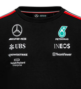 Bluza załogi Mercedes Zespół, czarna, 2023