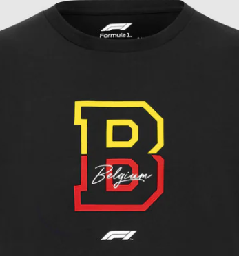 F1 Fanwear Spa GP SE, Koszulka, czarny, 2022