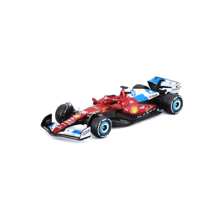Ferrari model samochodu, SF25, bburago, #16 Charles Leclerc, Miami, czerwony