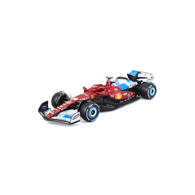 Ferrari model samochodu, SF25, bburago, #44 Lewis Hamilton, Miami, czerwony