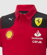 Polo dziecięce Rosso Corsa zespołu Ferrari