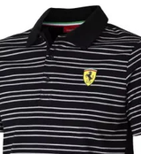 Ferrari Polo Gestreift Schwarz 2011