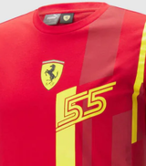Koszulka Ferrari Zespół Se Carlos Sainz, czerwona, 2023
