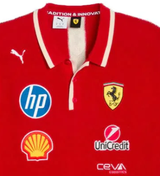 Scuderia Ferrari SE Zespół Dzianinowa Koszulka polo 🔥