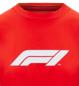 Damska koszulka z logo F1, czerwona