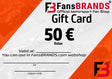 Dárkový poukaz 50 € - FansBRANDS®