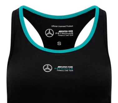 Damska kamizelka racerback Mercedes, czarna
