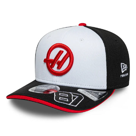 Haas F1 czapka, zespół, Oliver Bearman, 9SEVENTY, New Era, czarna, 2026