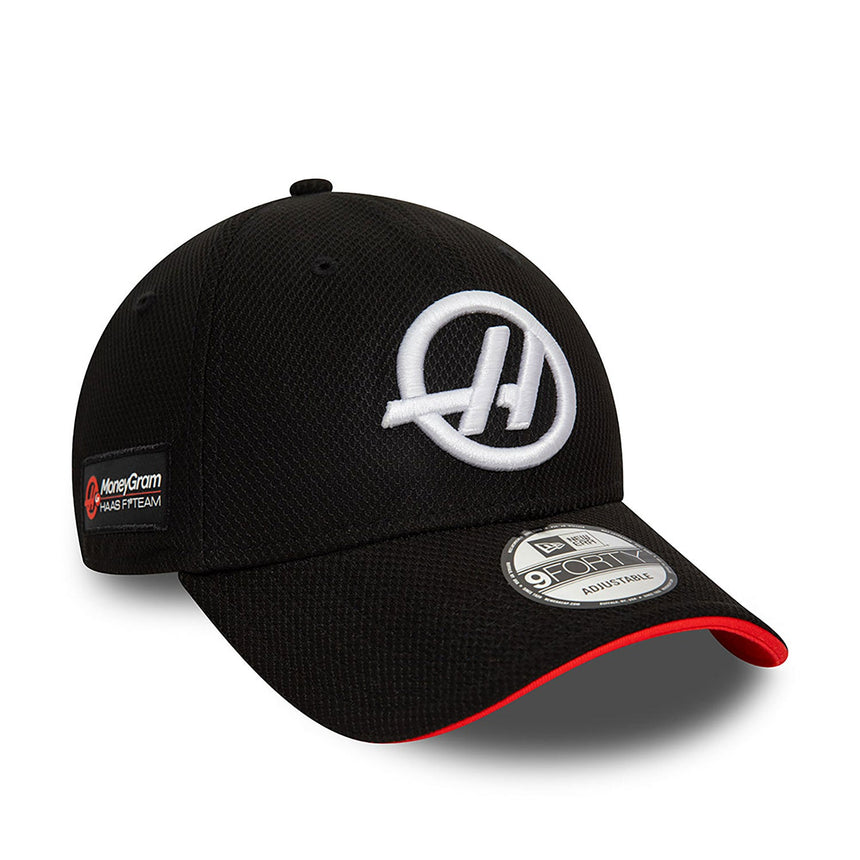Haas Cap, NEW ERA, 9FORTY, Team, Schwarz, 2024