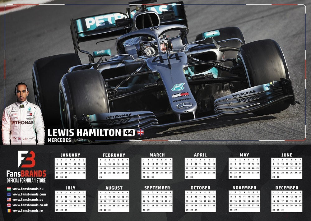 Kalendář závodů Lewise Hamiltona