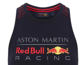 Damska koszulka Red Bull, logo, niebieski, 2020
