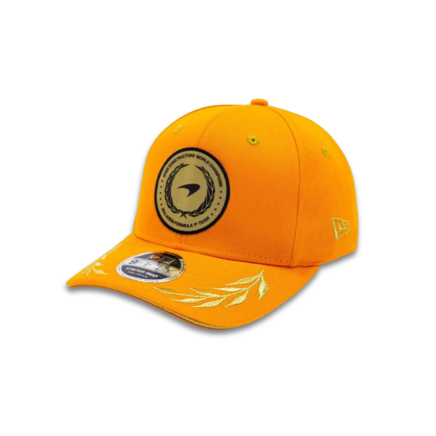 Czapka McLaren, Mistrz Konstruktorów 2025, New Era, 9FIFTY, Pomarańczowa