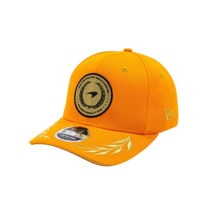 Czapka McLaren, Mistrz Konstruktorów 2025, New Era, 9FIFTY, Pomarańczowa