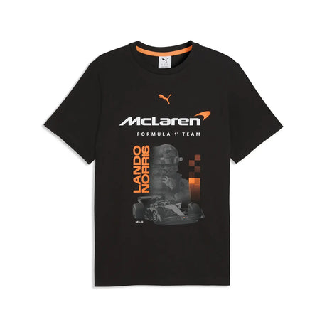 McLaren t-shirt, Lando Norris graphic, black