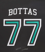Mercedes Flag, Valtteri Bottas, 120x90 cm, Black, 2021
