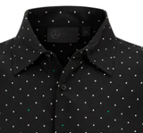 Mercedes Men's Polka Dot Shirt, Black