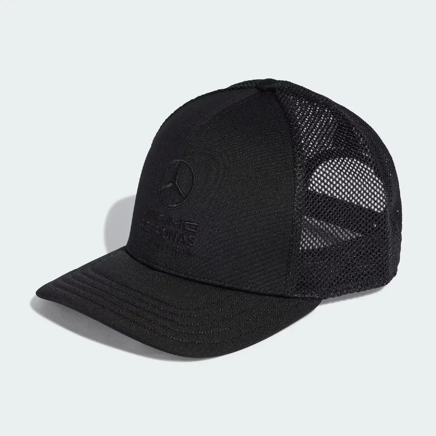 Mercedes czapka, Stealth, adidas, czarna, 2026